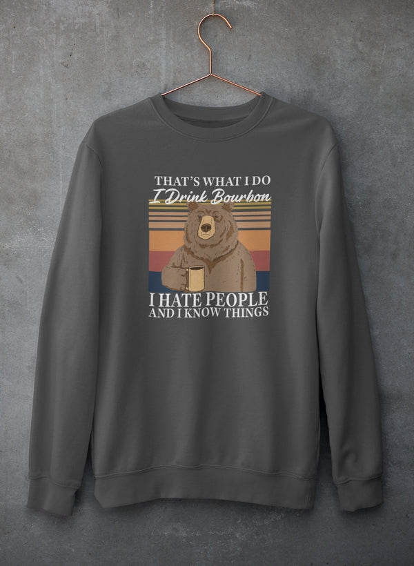 Bourbon Bear Sweat Shirt-1