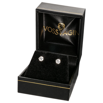 0.50 CTW Lab Grown Diamond Stud Earrings in 14K White or Yellow Gold – G VS