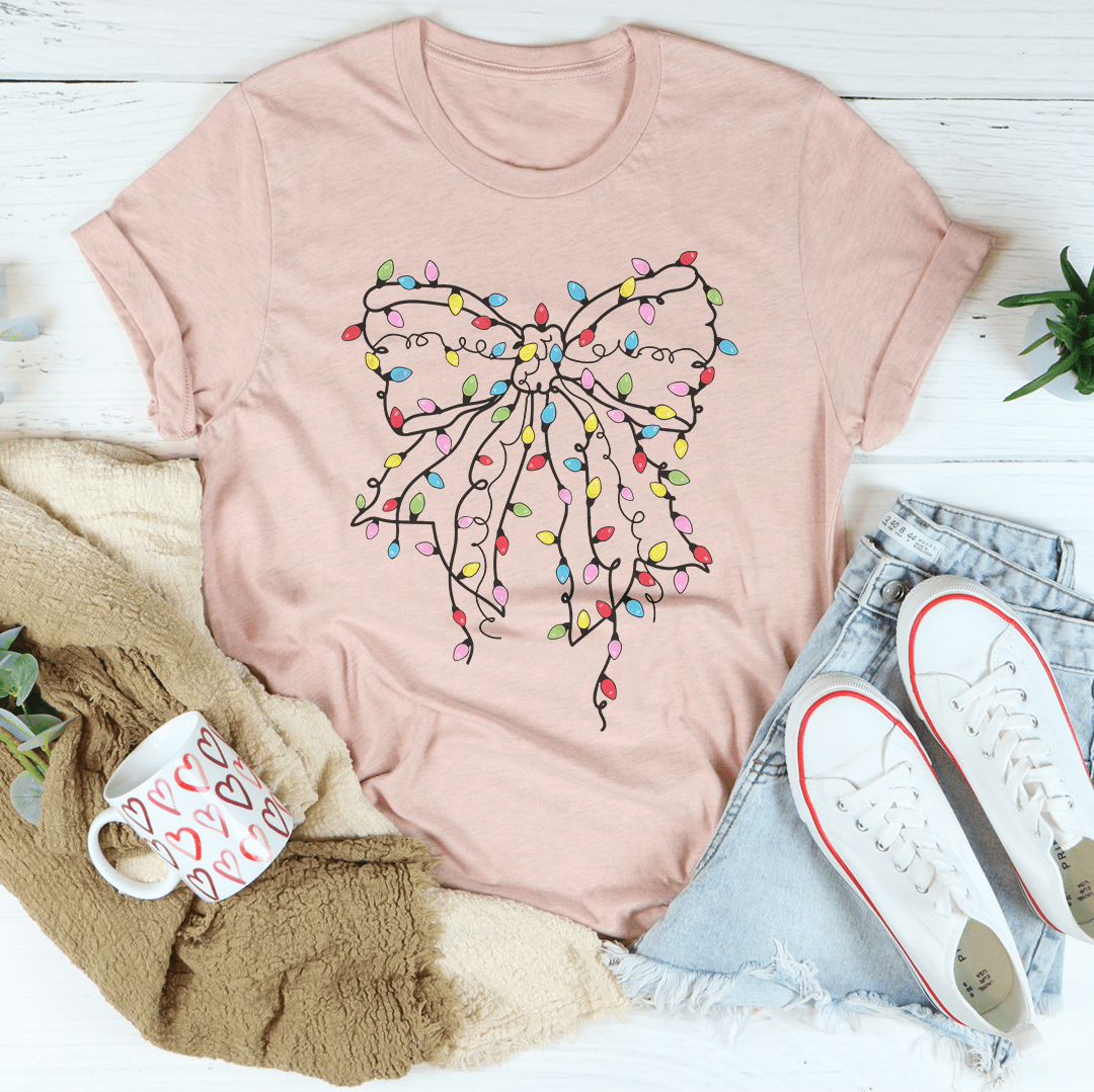 Christmas Bow Tee-0