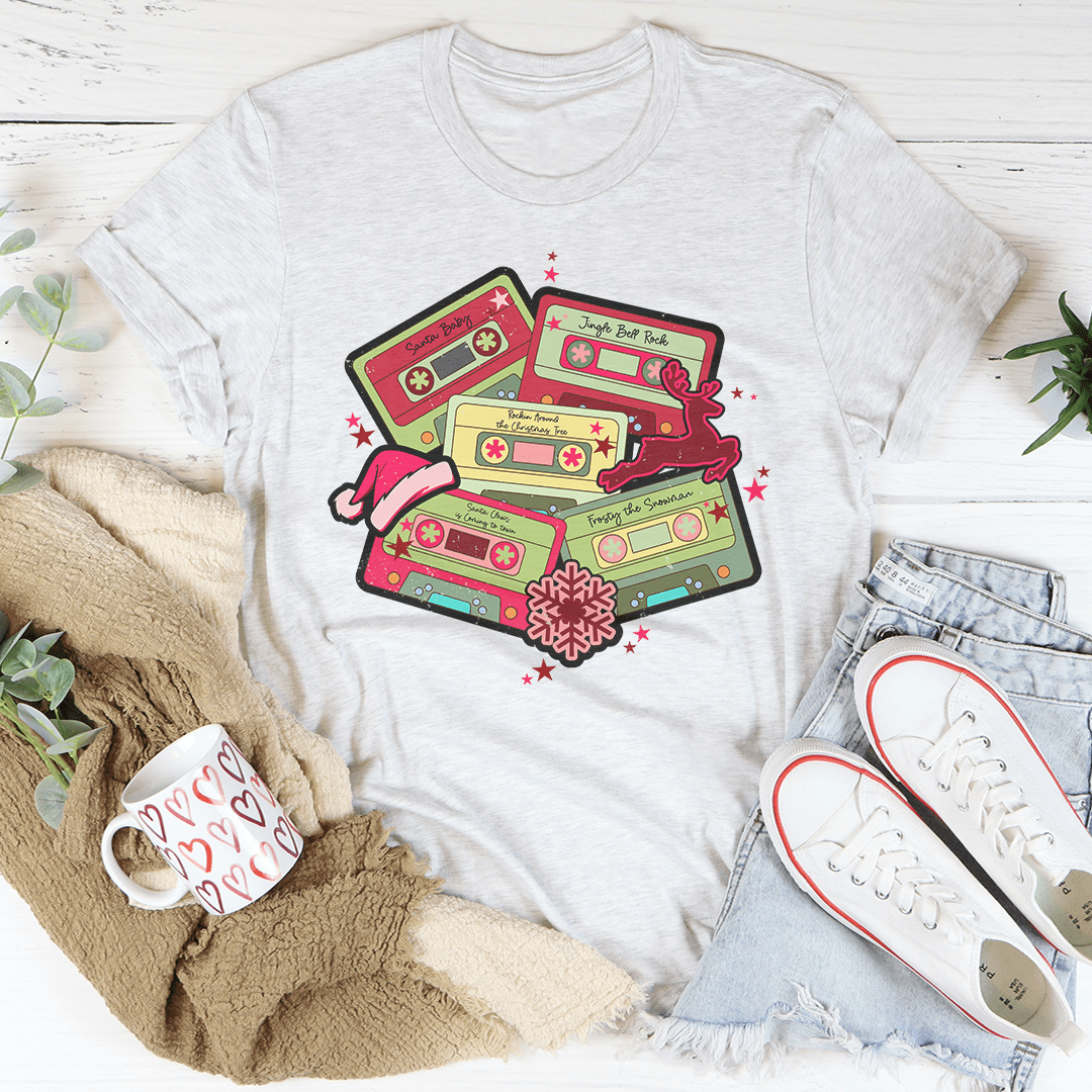 Christmas Cassettes Tee-1