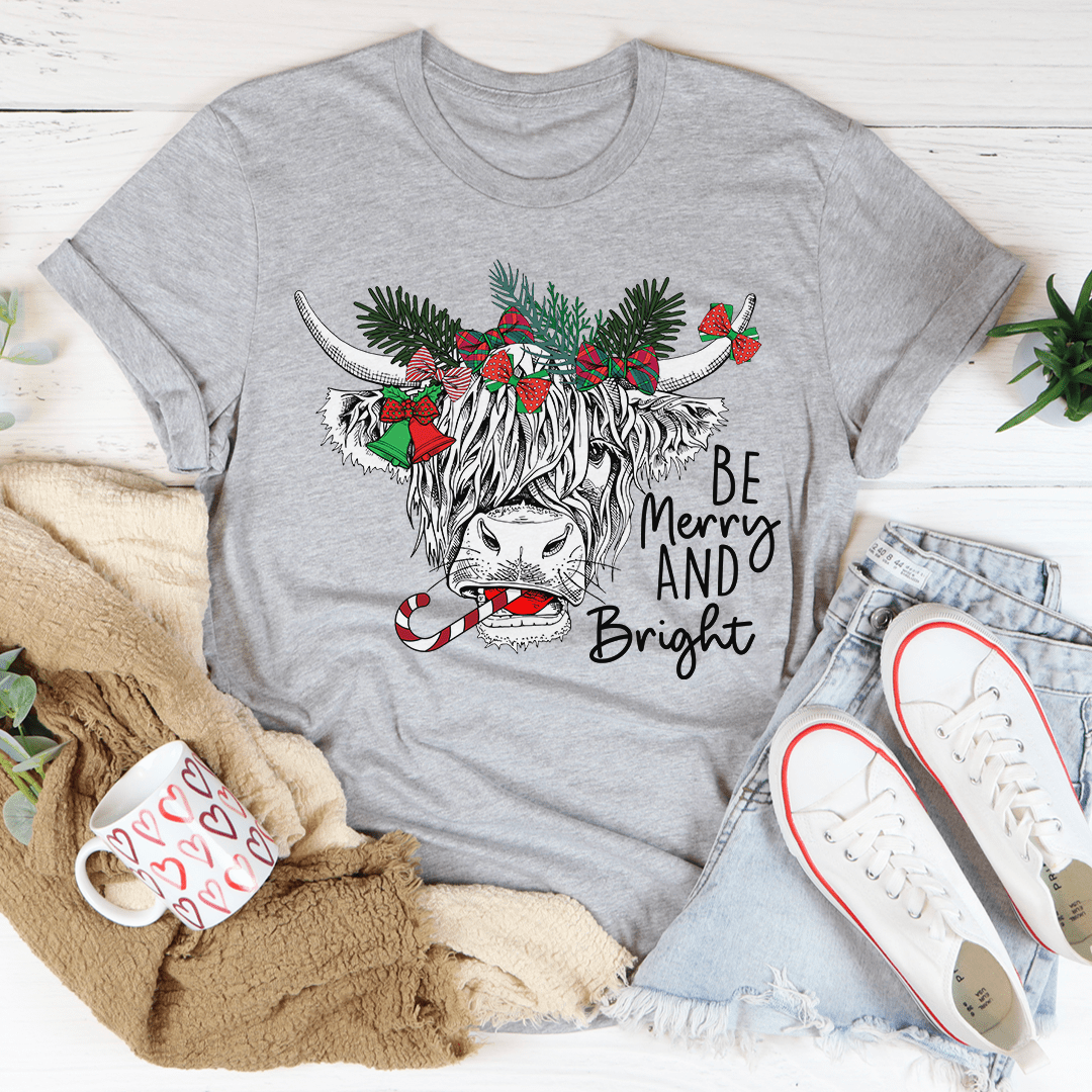 Christmas Cow Tee-2
