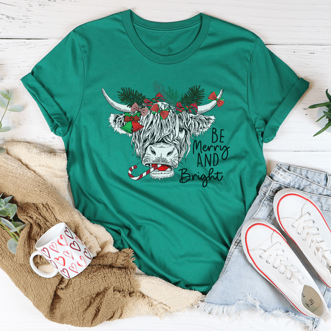Christmas Cow Tee-1