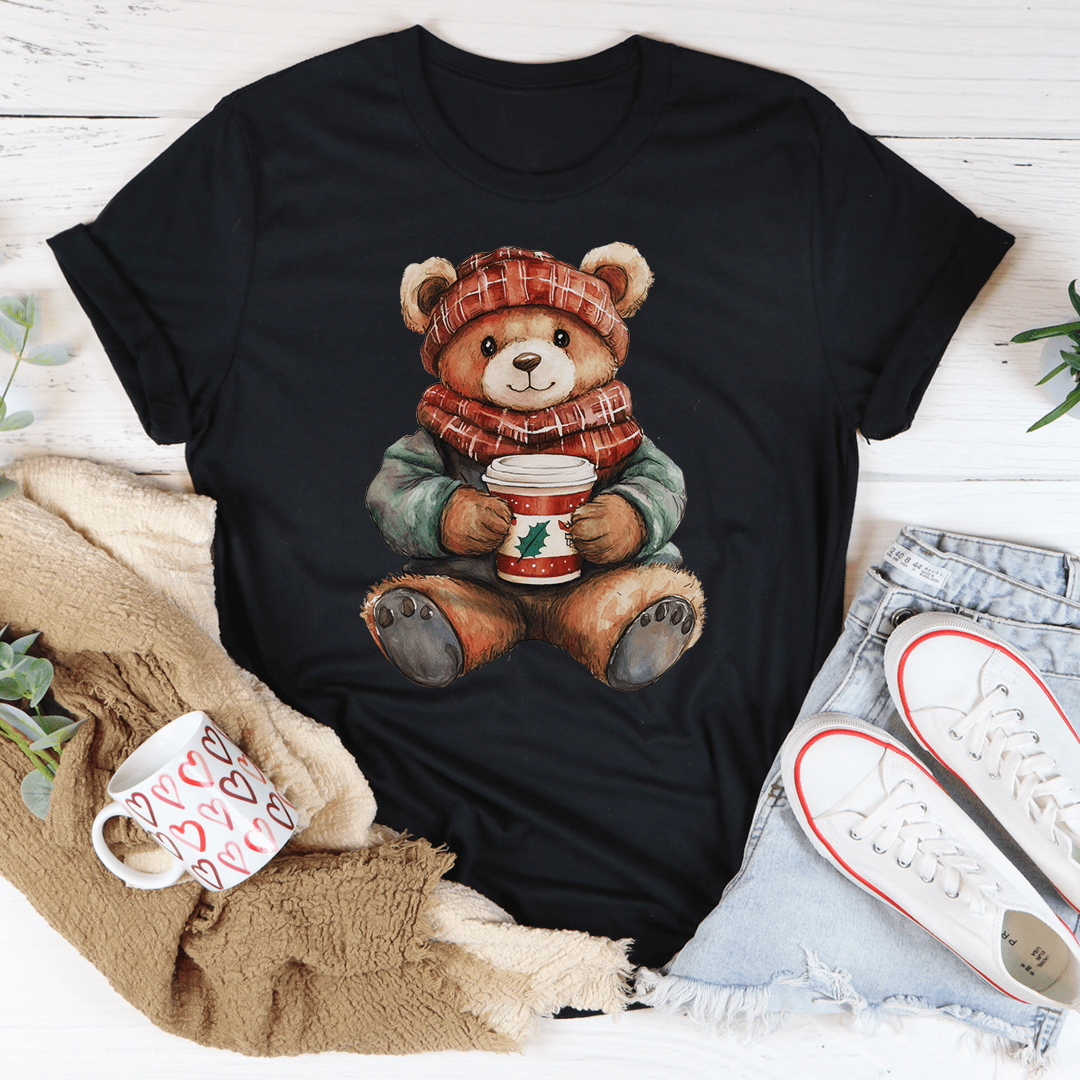 Christmas Cuddle Bear Tee-0