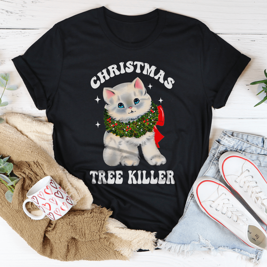 Christmas Tree Killer Tee-0