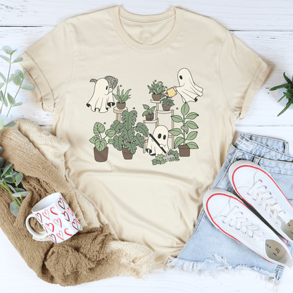 Halloween Ghost Plant Lover Tee