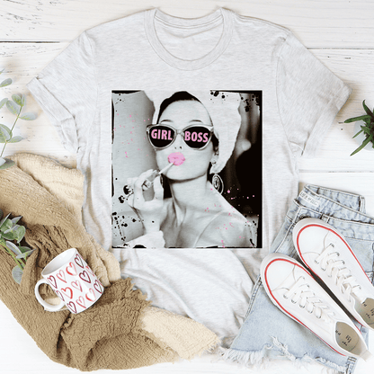 Lipstick Girl Boss Tee