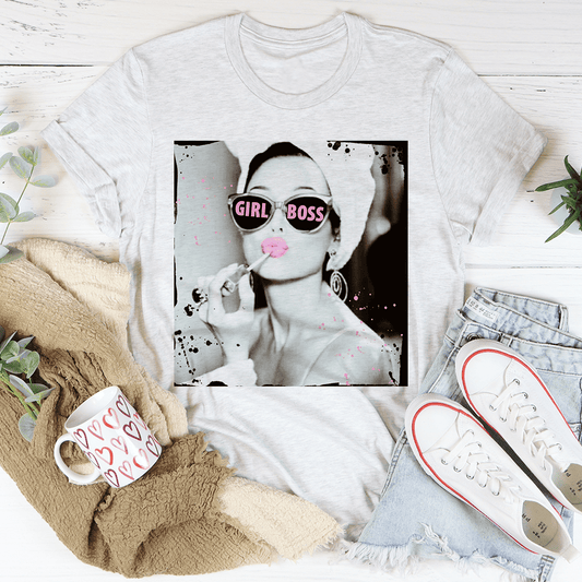 Lipstick Girl Boss Tee