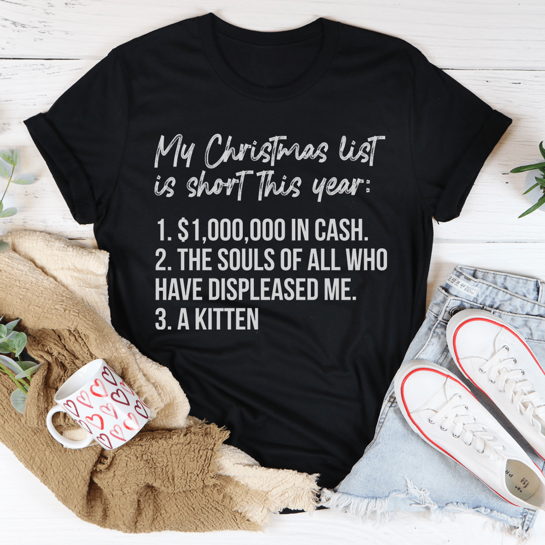 My Christmas List Tee-2