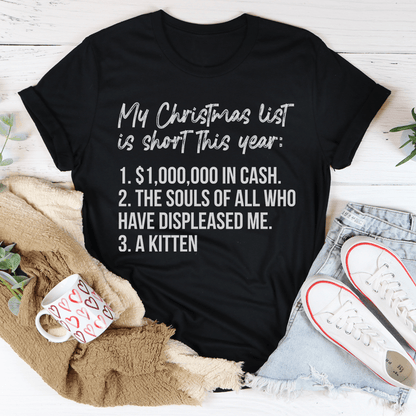 My Christmas List Tee-2
