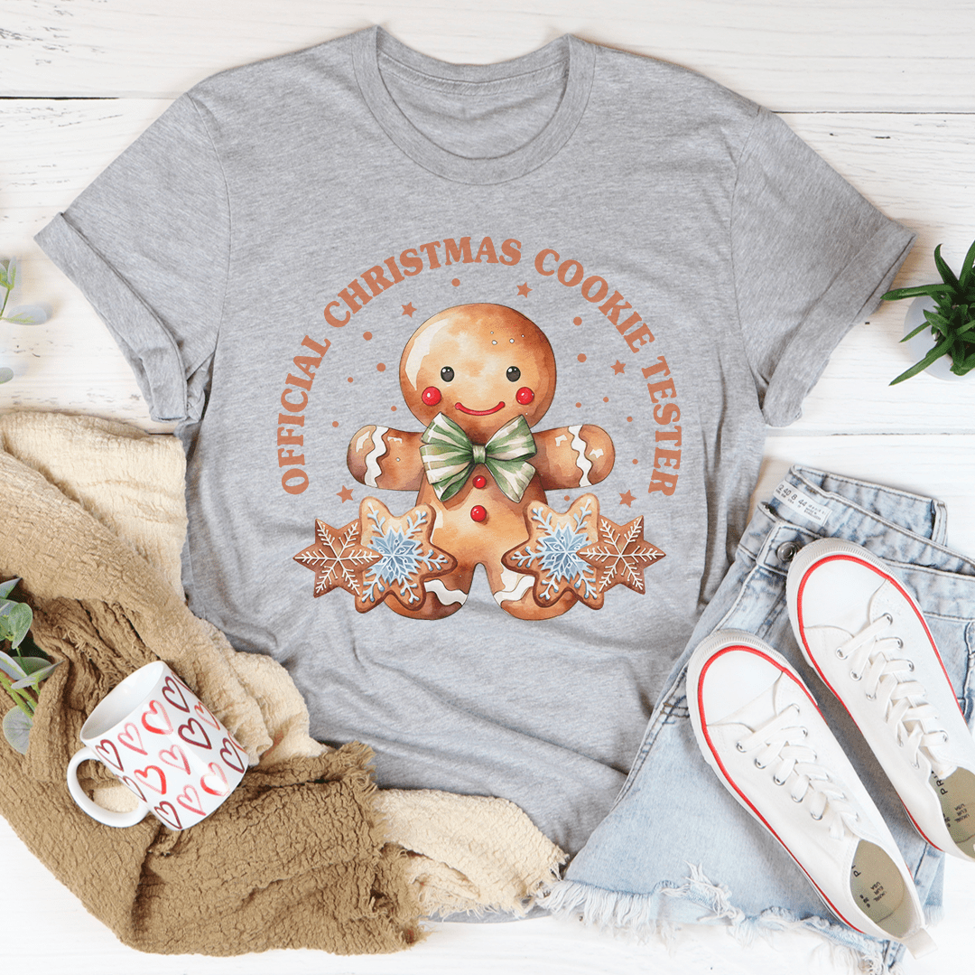 Official Christmas Cookie Tester Tee