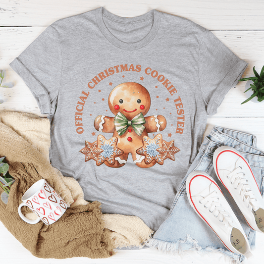 Official Christmas Cookie Tester Tee