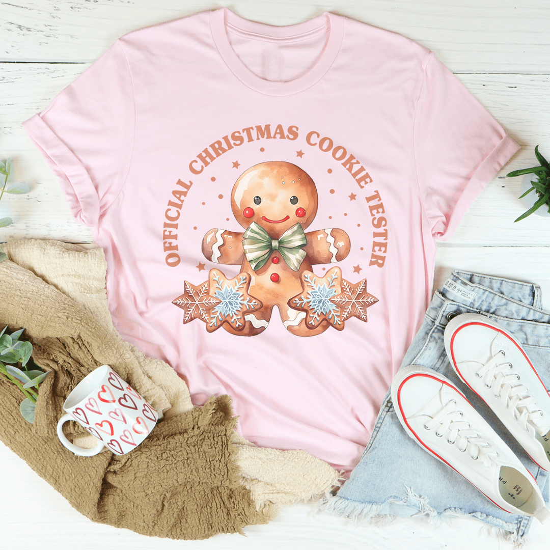 Official Christmas Cookie Tester Tee