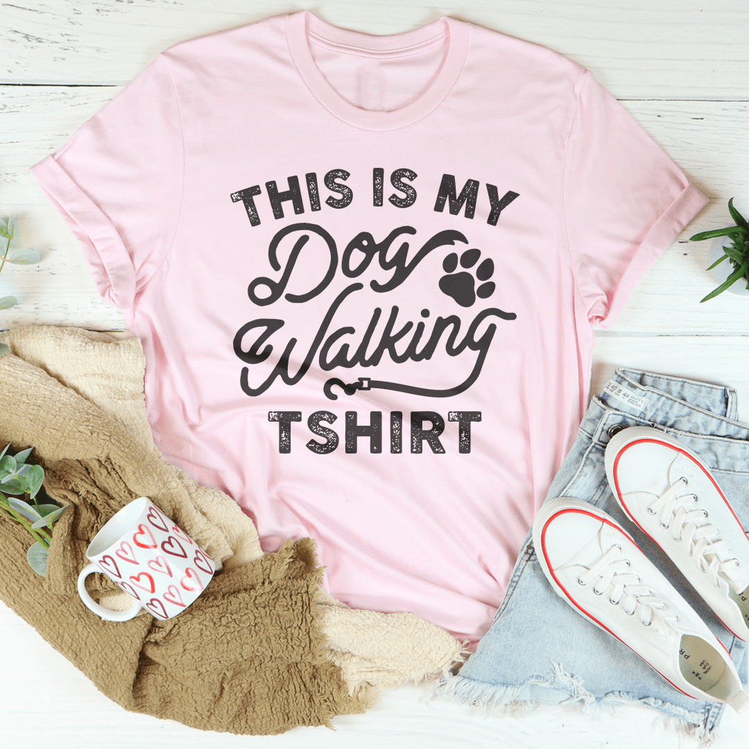 This Is My Dog Walking Tshirt Tee-3